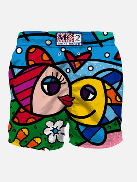 Costume da bagno uomo con stampa pesci | ©BRITTO EDIZIONE SPECIALE