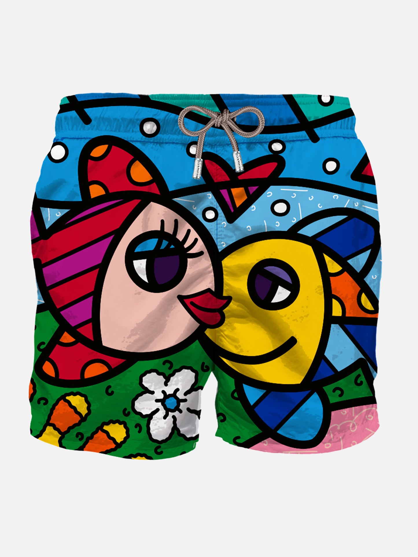Costume da bagno uomo con stampa pesci | ©BRITTO EDIZIONE SPECIALE