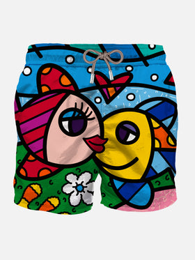 Costume da bagno uomo con stampa pesci | ©BRITTO EDIZIONE SPECIALE