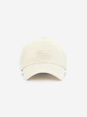 Off white Baseball Studio Kappe mit Logostickerei 