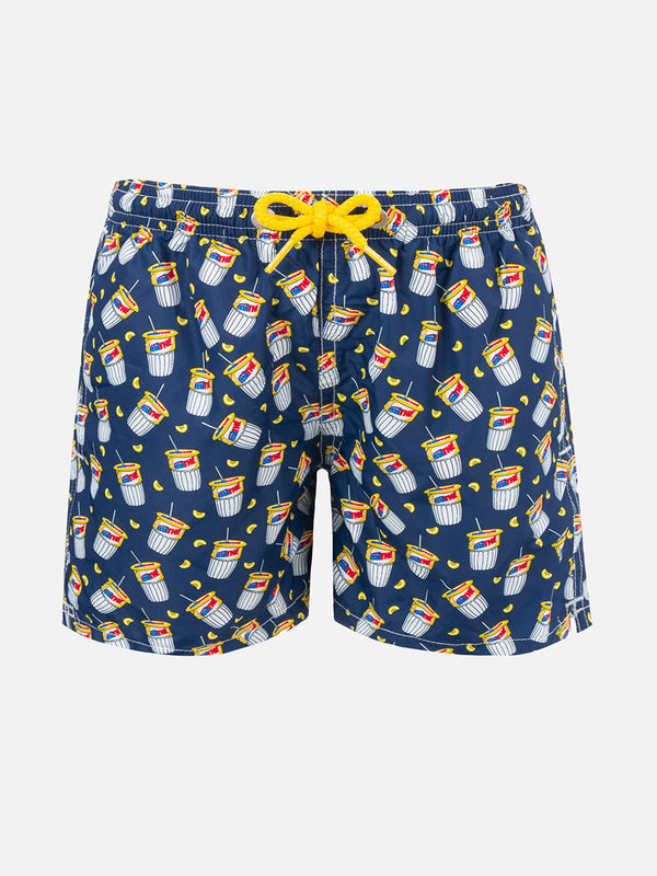 Badeshorts aus leichtem Stoff für Jungen mit Estathè-Aufdruck | ESTATHE‘ SPECIAL EDITION