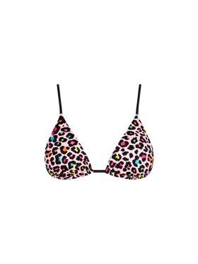 Damen-Triangel-Top mit Leopardenmuster