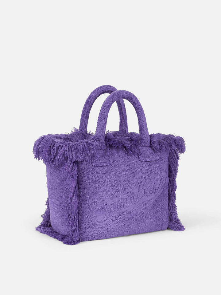 Colette purple terry soft handbag - MC2 Saint Barth