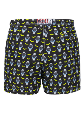 Herren-Badeshorts aus leichtem Stoff Lighting Micro Fantasy mit Uhrenaufdruck