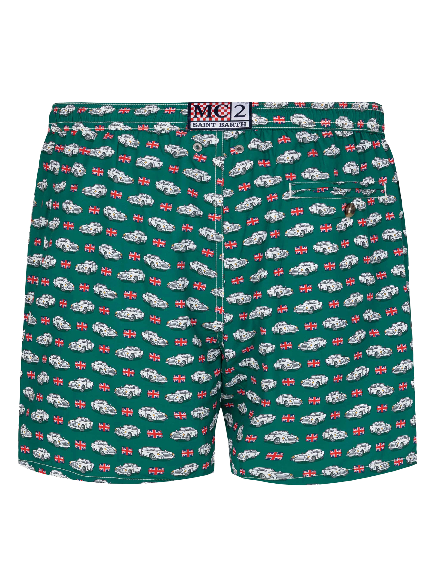 Badeshorts aus leichtem Stoff Lighting mit Auto-Print