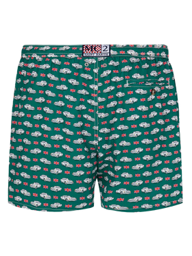 Badeshorts aus leichtem Stoff Lighting mit Auto-Print