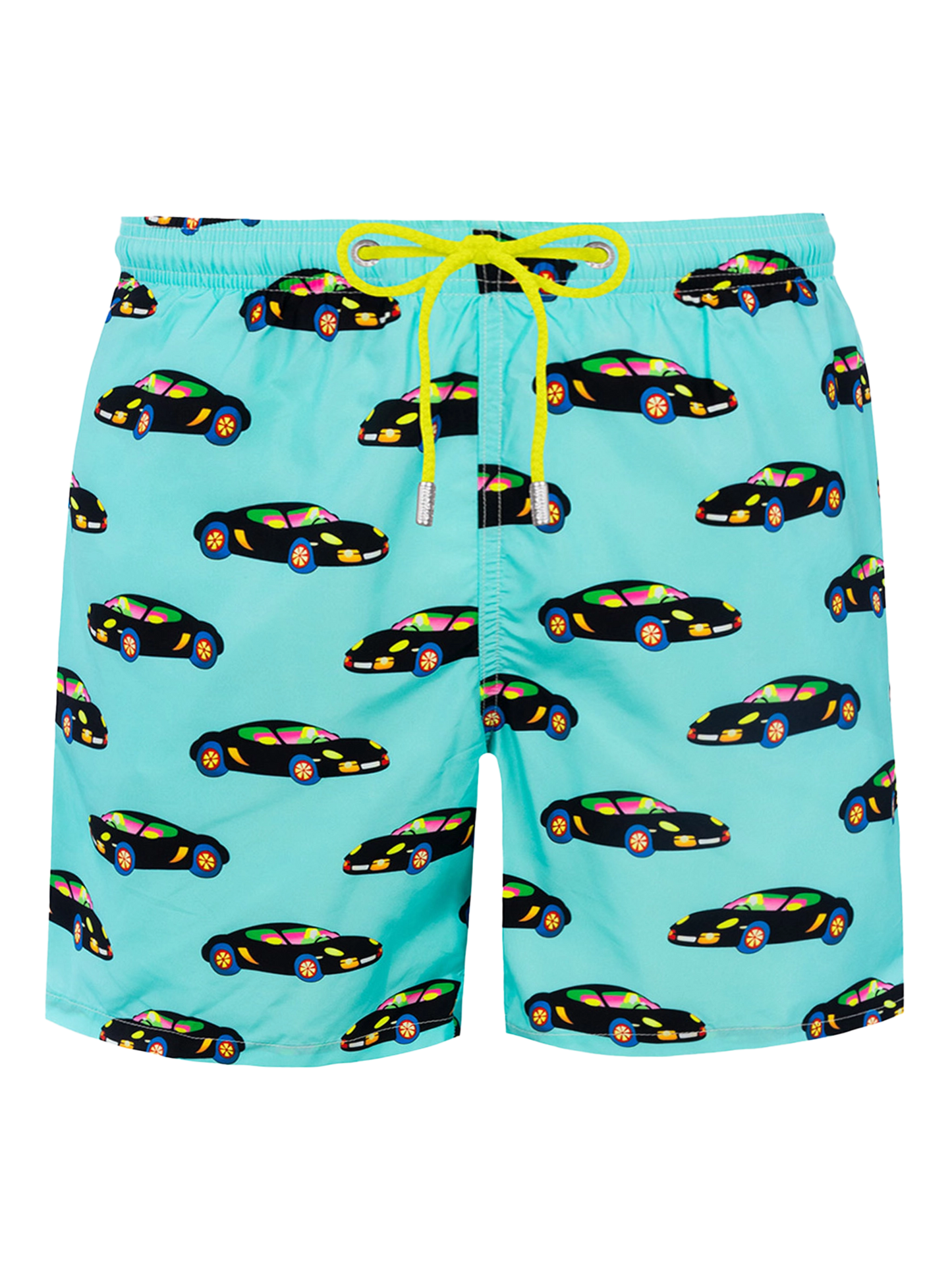 Costume da bagno da uomo in tessuto leggero Illuminazione con stampa automobile Lodola |MARCO LODOLA SPECIAL EDITION