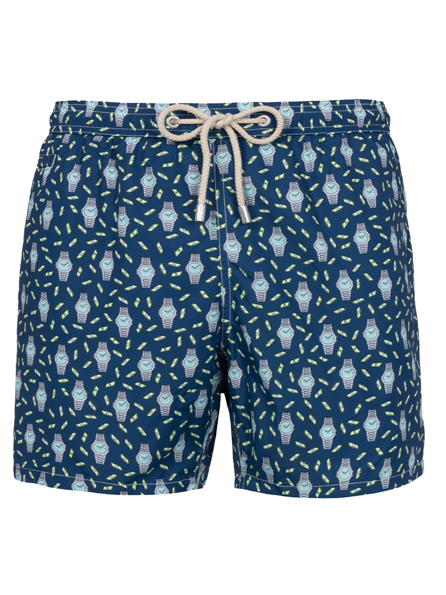 Herren-Badeshorts aus leichtem Stoff Lighting Micro Fantasy mit Uhrenaufdruck