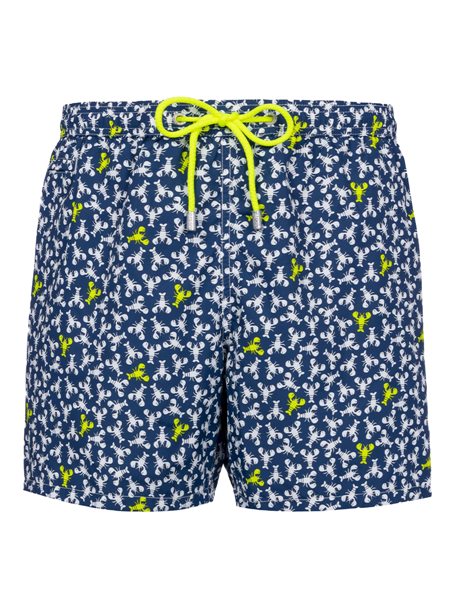 Man lightweight fabric swim-shorts Lighting Micro Fantasy with loabster print
