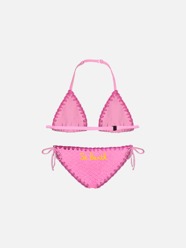 Mädchenbikini mit Stickerei