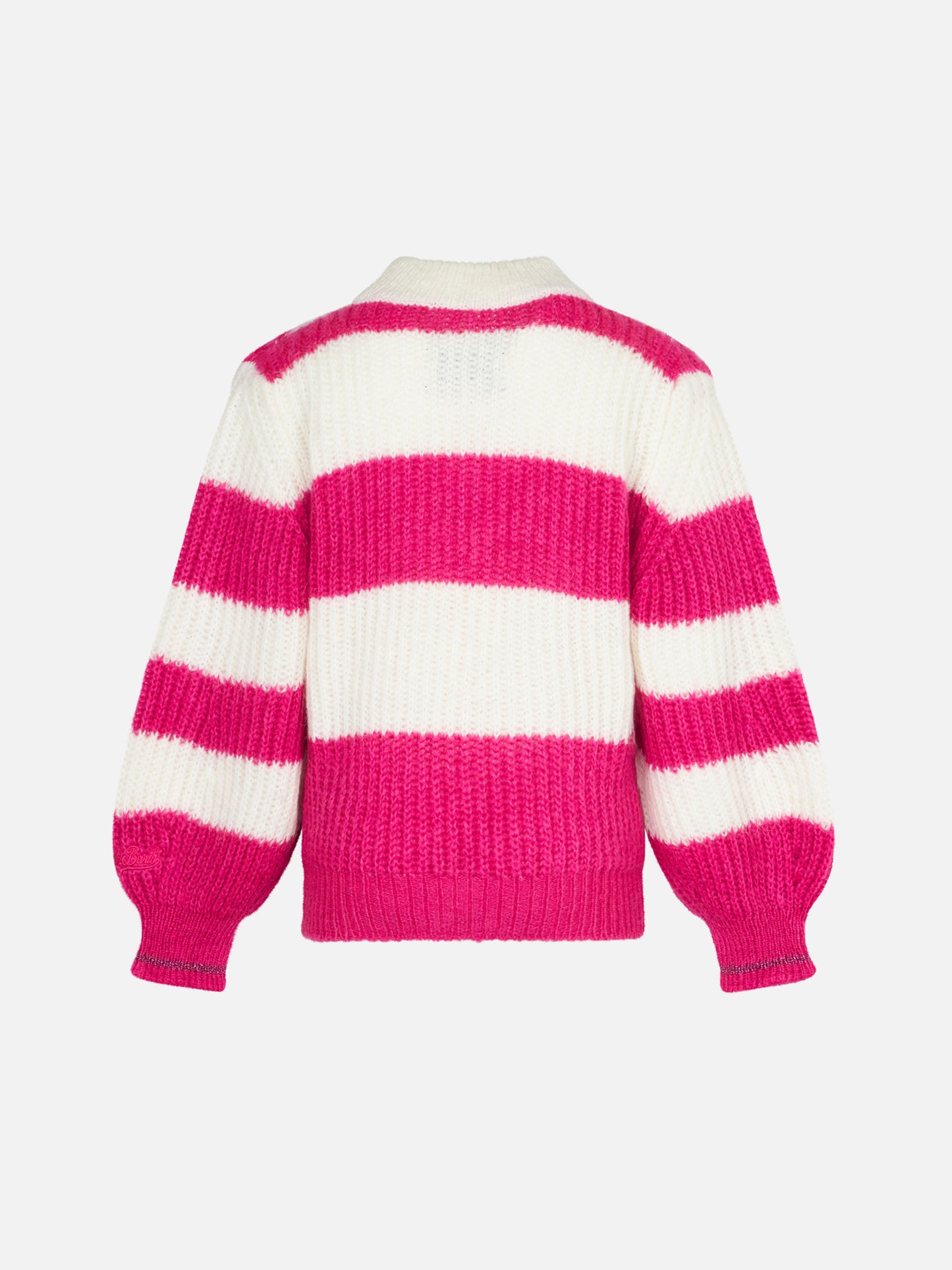 Maglione da bambina morbida dalla forma squadrata con ricamo Snow Princess