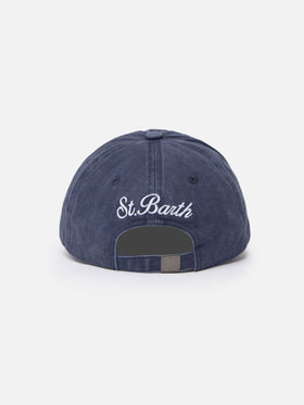Denim-bestickte Baseballkappe Davis
