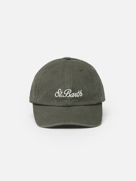 Denim embroidered ball cap Davis