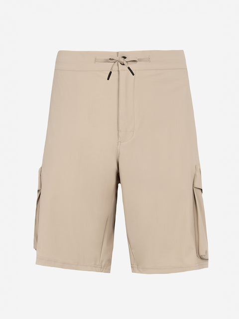 Beige technic fabric bermuda shorts Deck - MC2 Saint Barth