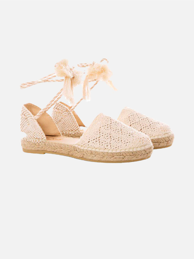 Gehäkelte Espadrillas für Damen