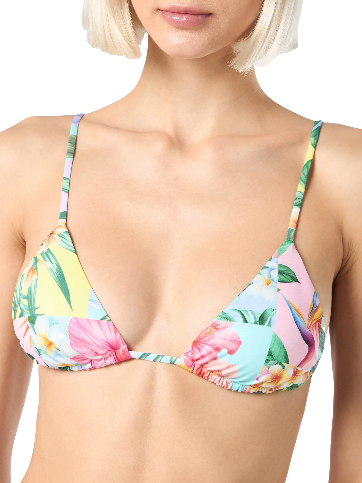 Patch Blumen Farbe Dreieck
