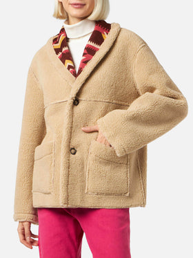 Wendejacke für Damen aus Lammfell