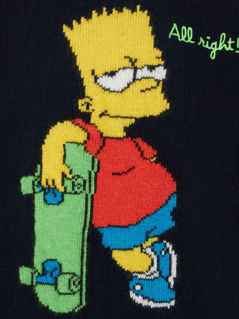 Rundhalspullover für Jungen mit Bart-Simpson-Aufdruck | THE SIMPSON SPECIAL EDITION