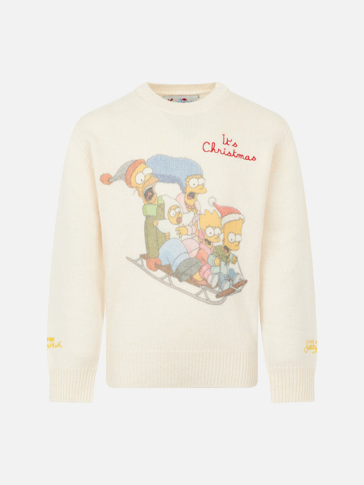Rundhalspullover für Jungen mit Jacquardmuster der Simpsons-Familie | DIE SIMPSONS-SONDEREDITION