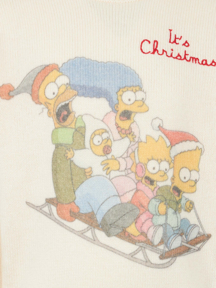 Rundhalspullover für Jungen mit Jacquardmuster der Simpsons-Familie | DIE SIMPSONS-SONDEREDITION