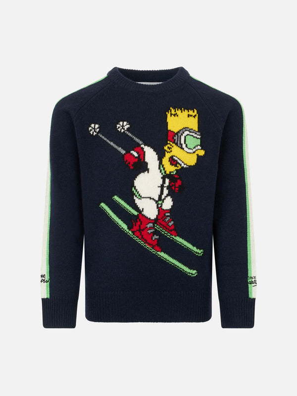 Maglia da bambino girocollo con stampa Bart Simpson |THE SIMPSON SPECIAL EDITION