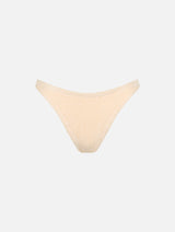 Slip da bagno da donna classico beige crinkle Elise