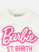 Mädchen-T-Shirt aus schwerer Baumwolle mit Barbie St. Barth-Aufdruck | BARBIE-SONDEREDITION