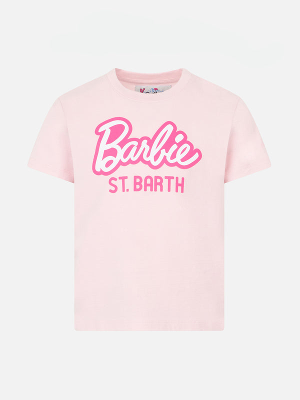 T-shirt da bambina in cotone pesante con stampa Barbie St. Barth | EDIZIONE SPECIALE BARBIE