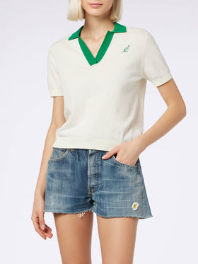 Polo Evonne in maglia di cotone con ricamo Australian | AUSTRALIAN BRAND SPECIAL EDITION