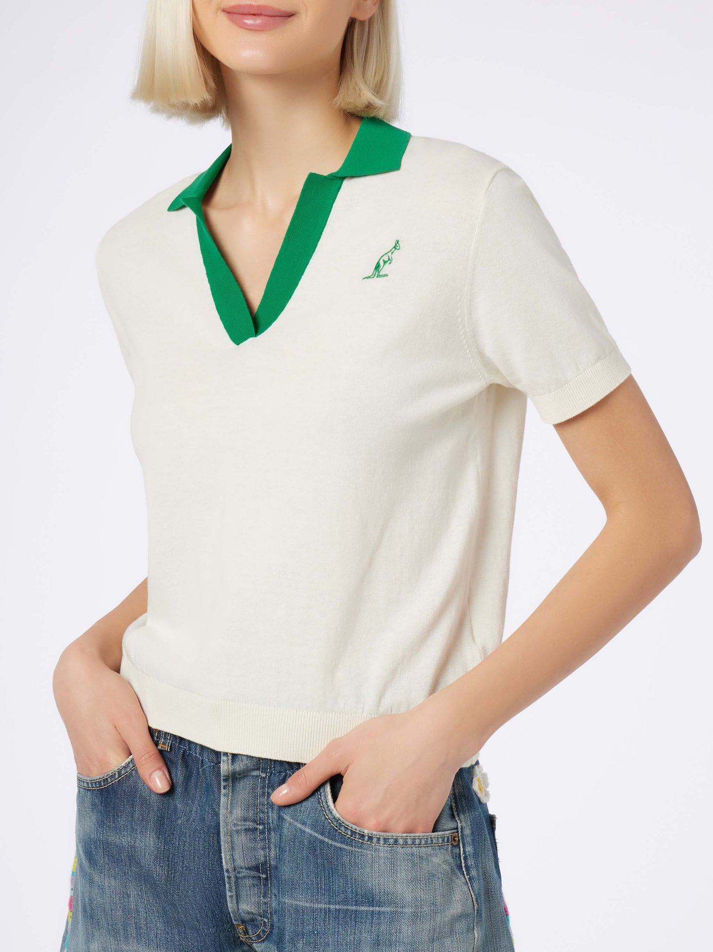 Polo Evonne in maglia di cotone con ricamo Australian | AUSTRALIAN BRAND SPECIAL EDITION