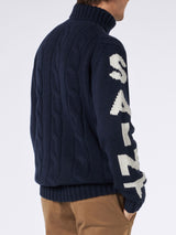 Turtleneck braided sweater Saint Barth