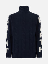 Turtleneck braided sweater Saint Barth