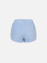 Woman terry cotton pull up shorts Francine