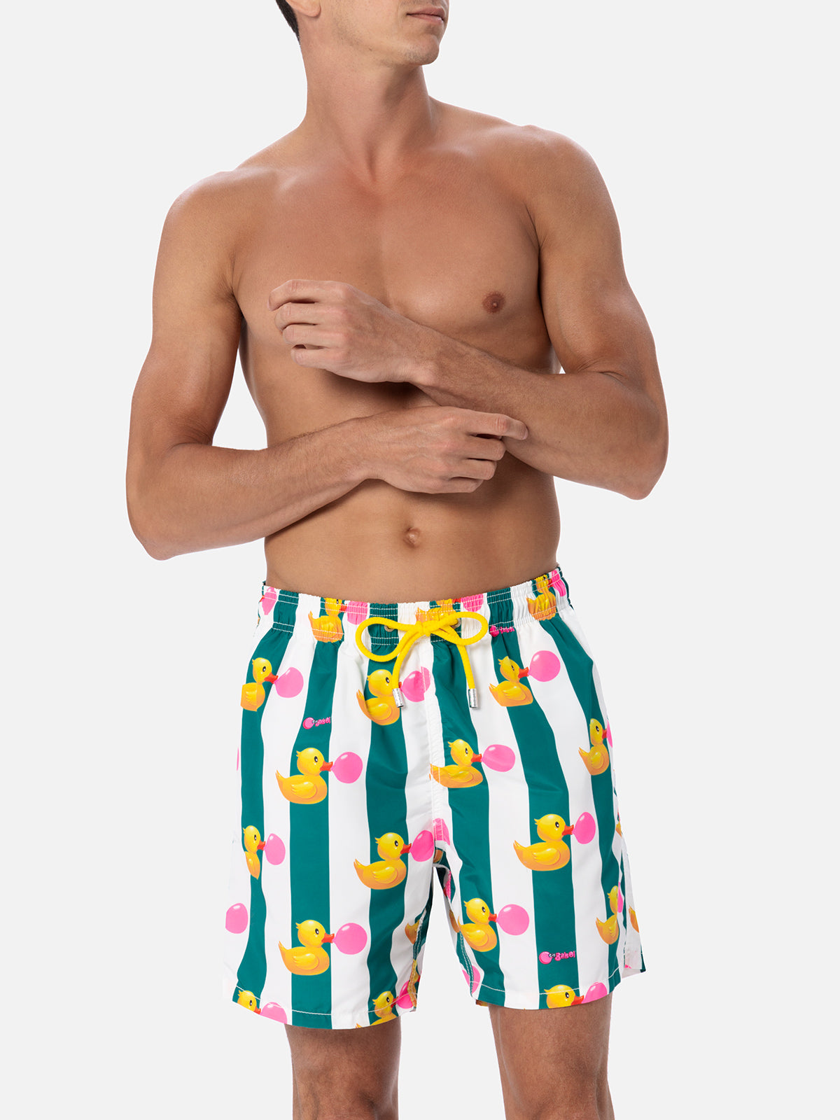 Costume da bagno da uomo Gustavia lunghezza media con stampa paperelle Big Babol | EDIZIONE SPECIALE BIG BABOL