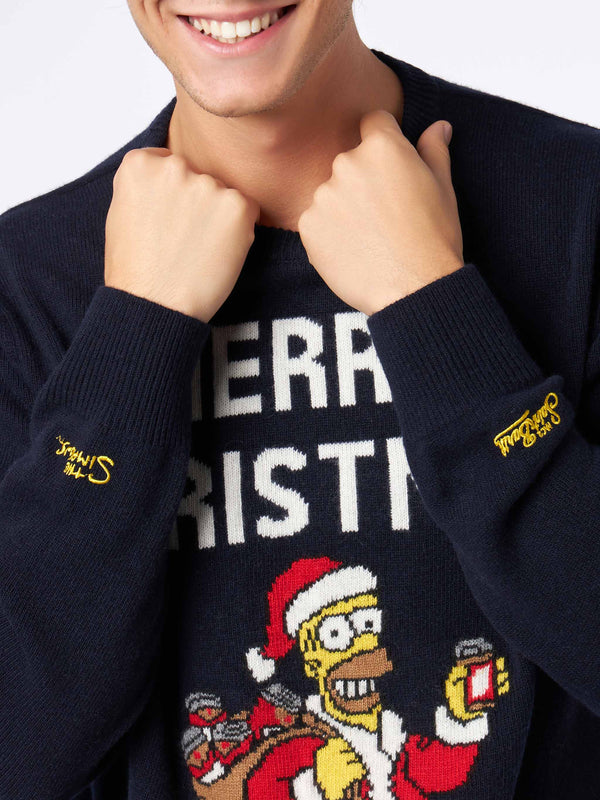 Maglia da uomo girocollo con stampa jacquard Homer Simpson | EDIZIONE SPECIALE I SIMPSON