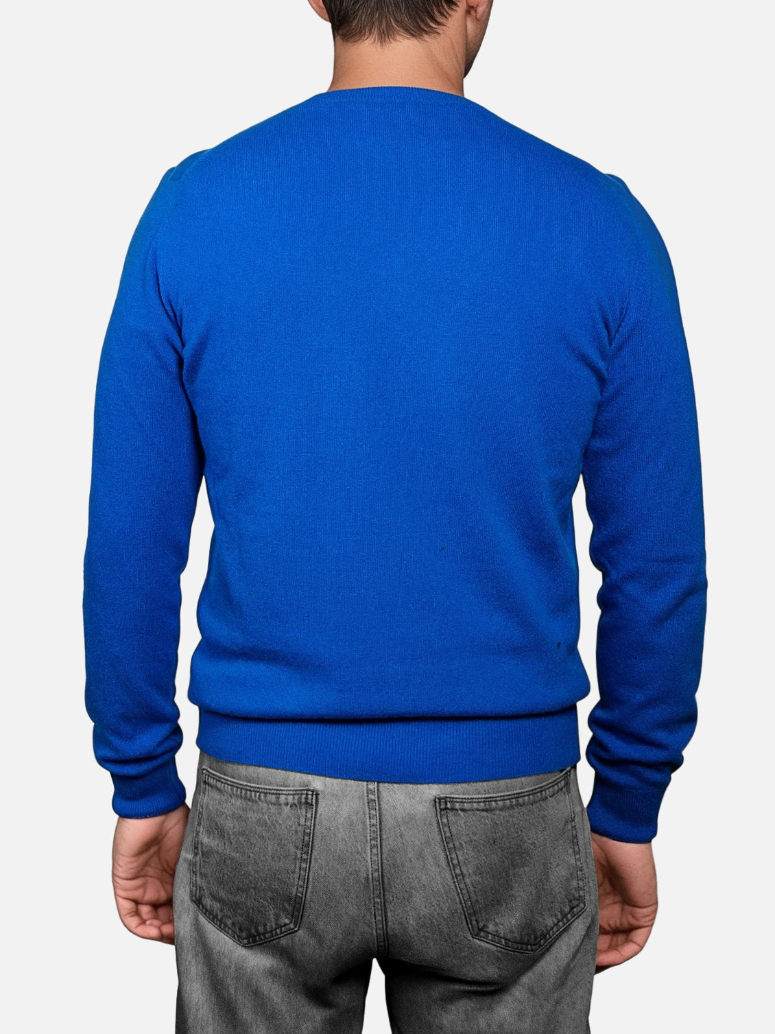 Maglione da uomo bluette Heron Light con ricamo Settimana Blanc | BLANC 1664 SPECIAL EDITION