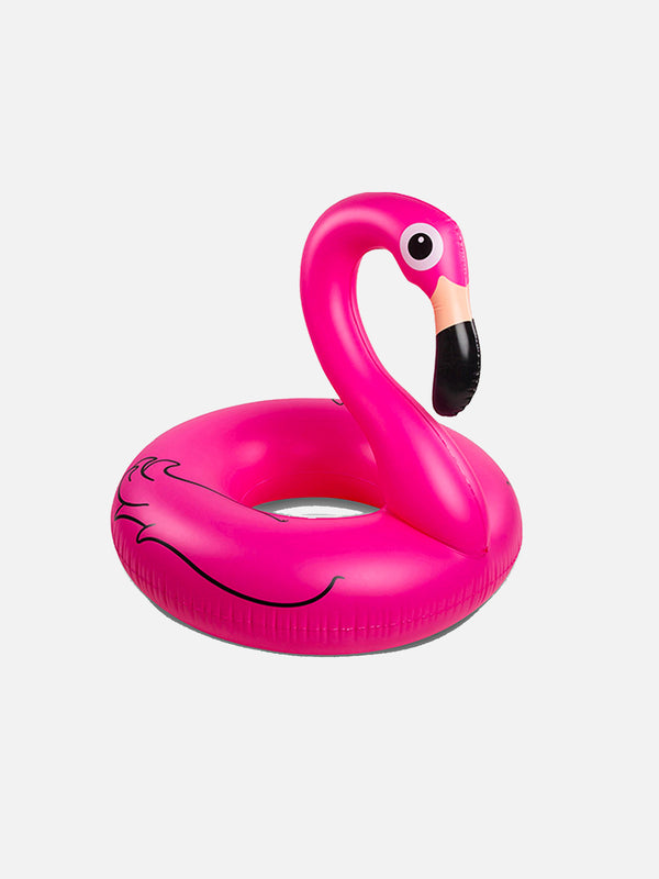 Pink flamingo inflatable float