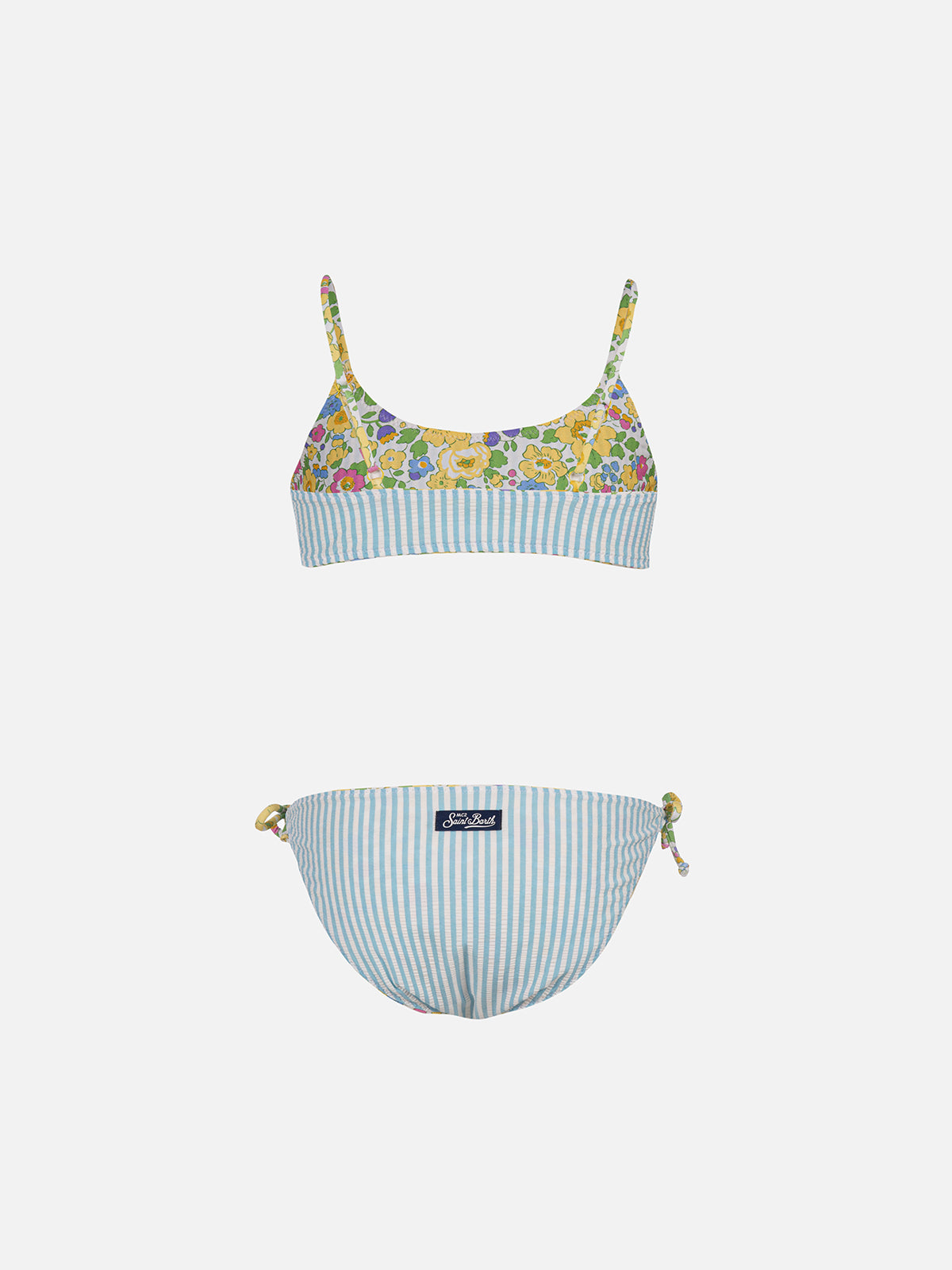 Girl double face bralette bikini Jaiden with Betsy print  | MADE WITH LIBERTY FABRIC