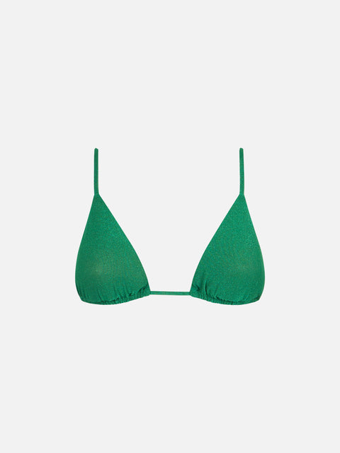 Woman lurex triangle top - MC2 Saint Barth