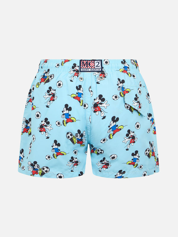 Badeshorts für Jungen aus leichtem Stoff von Jean Lighting mit Mickey-Mouse-Aufdruck | ©DISNEY SONDEREDITION