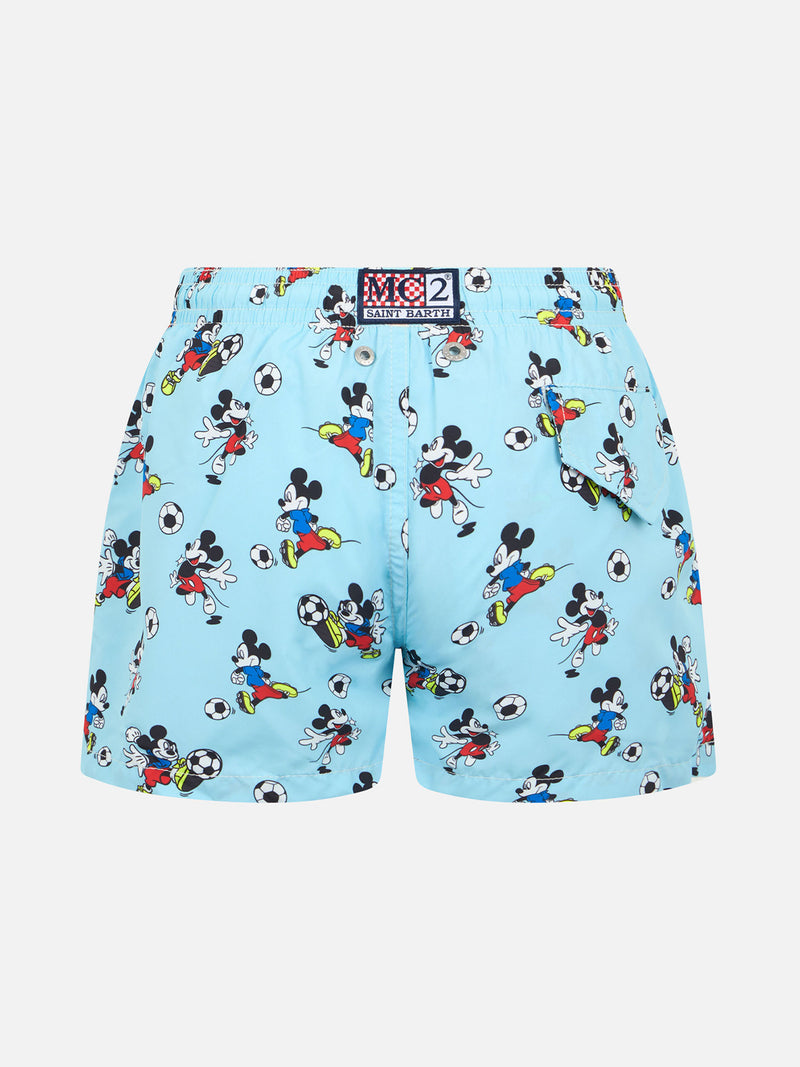 Badeshorts für Jungen aus leichtem Stoff von Jean Lighting mit Mickey-Mouse-Aufdruck | ©DISNEY SONDEREDITION