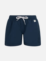 Marineblaue Badeshorts aus leichtem Stoff für Jungen von Jean Lighting Pantone | PANTONE-SONDERAUSGABE