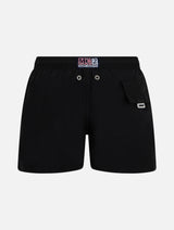 Schwarze Badeshorts aus leichtem Stoff für Jungen von Jean Lighting Pantone | PANTONE-SONDERAUSGABE