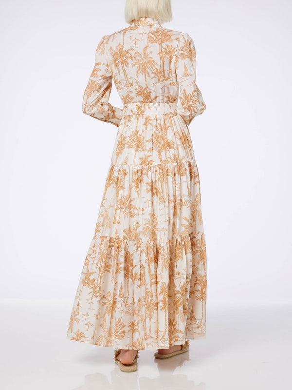 Woman Toile de Jouy cotton dress Jensen