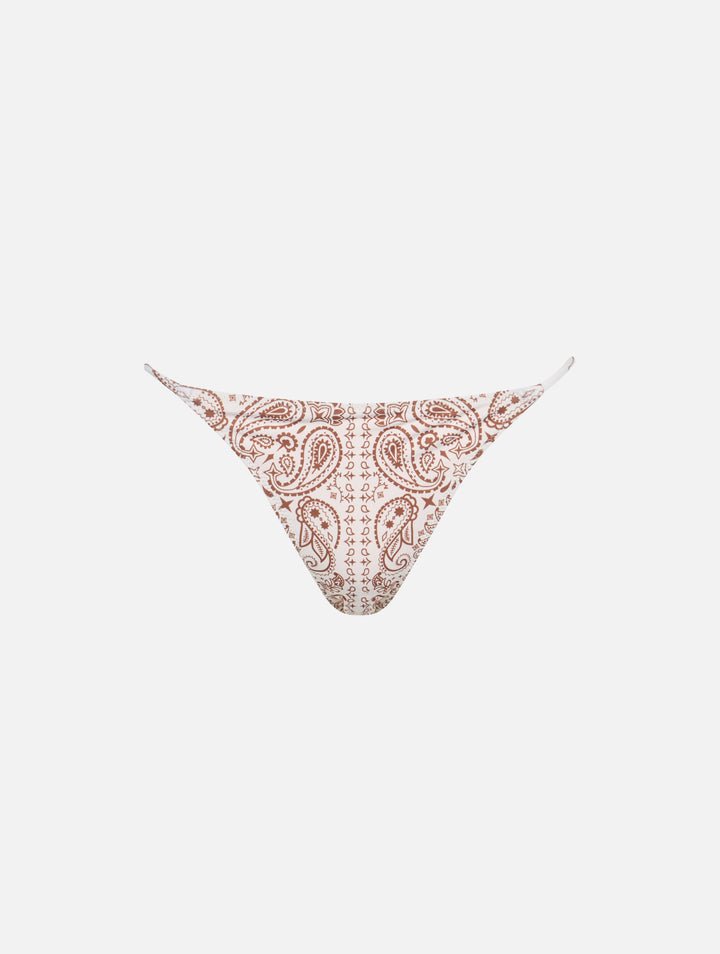 Woman bandanna triangle bikini Leah Jodene