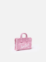 Pink cotton canvas Key Holder