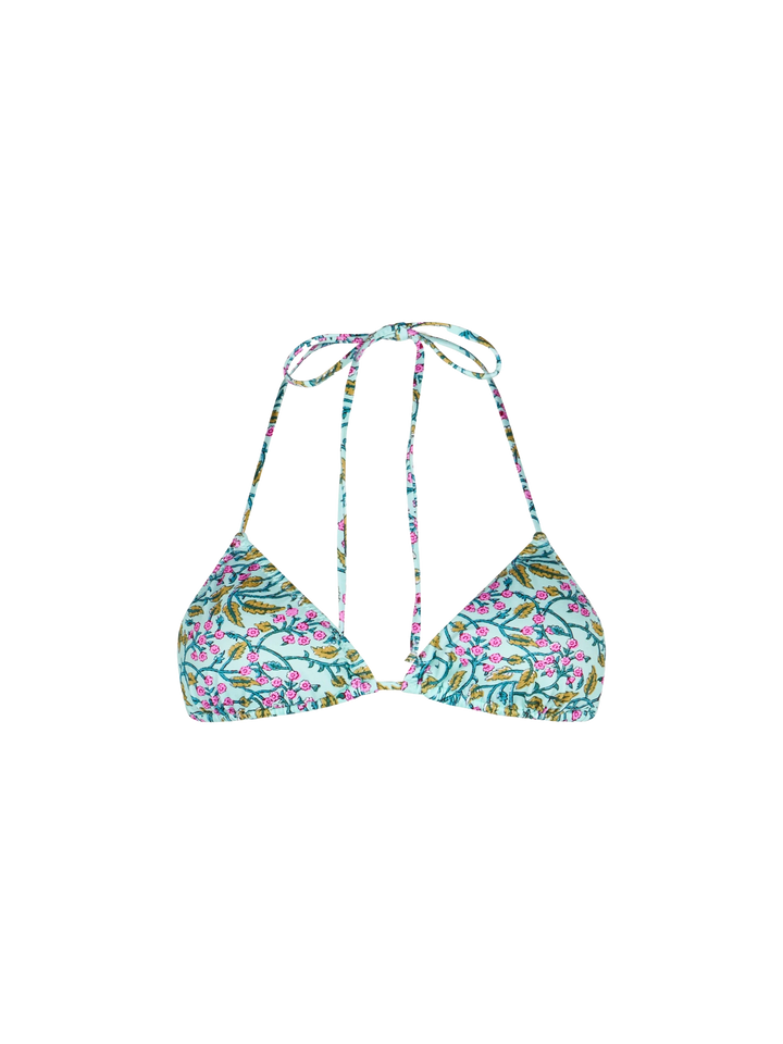 Costume da bagno donna con top a triangolo e fiori radicali Leah