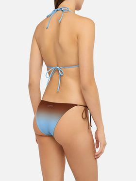 Bikini classico a triangolo Leah Marielle con stampa sfumata
