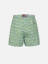 Herren-Badeshorts aus leichtem Stoff Lighting Micro Fantasy mit Gin- und Zitronen-Print