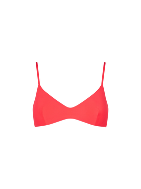 Bralette-Oberteil für Damen in Neonrot